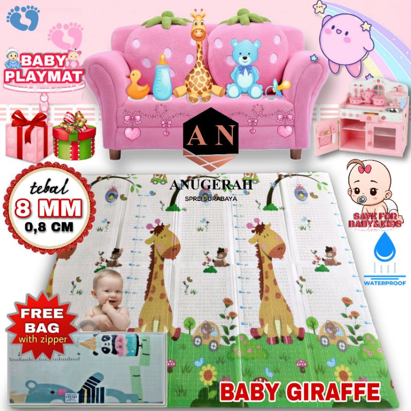 KARGO - PLAYMAT XPE FOAM 180x200 FREE BAG / PLAYMAT BAYI / TIKAR LIPAT / MATRAS LIPAT / BABY PLAYMAT / PLAYMAT IMPORT / KARPET XPE FOAM / RESELLER / GROSIR / KADO ULTAH / SOUVENIR ULTAH