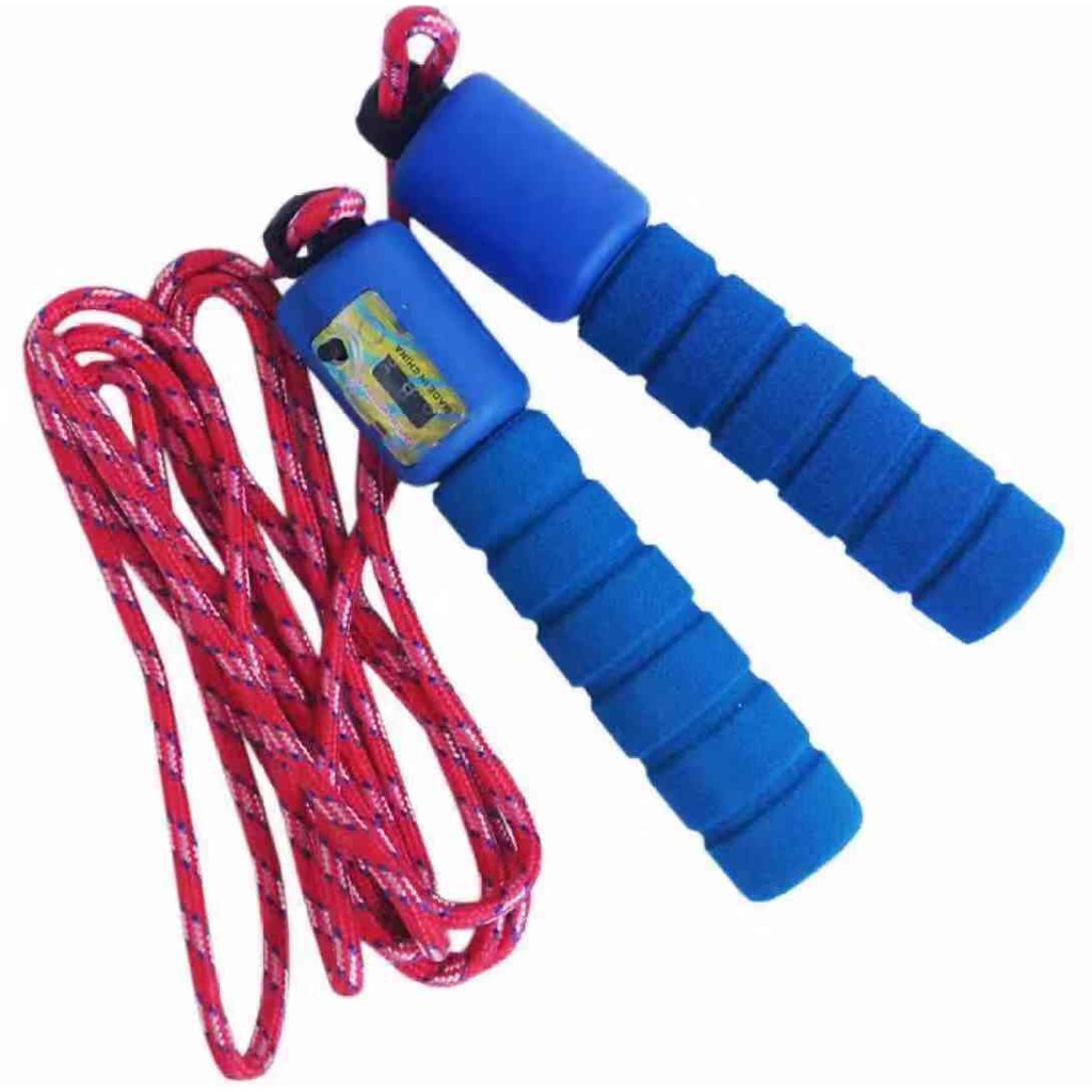 TALI SKIPPING DENGAN PENGHITUNG LONCATAN / TUMP ROPE / JUMP ROPE MURAH