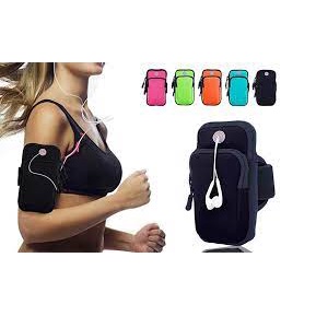 Tas Lengan Jogging Waterproof 5'5 INCH/ Armband Olahraga / Tas lengan Sepeda / Tas handphone/ Tas Anti Air