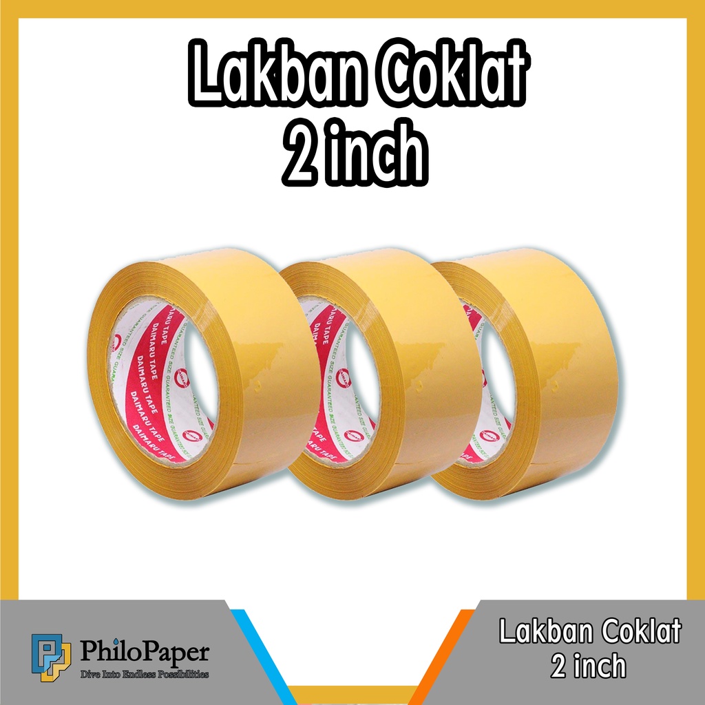 

ATK ~ Lakban Coklat 2 Inch