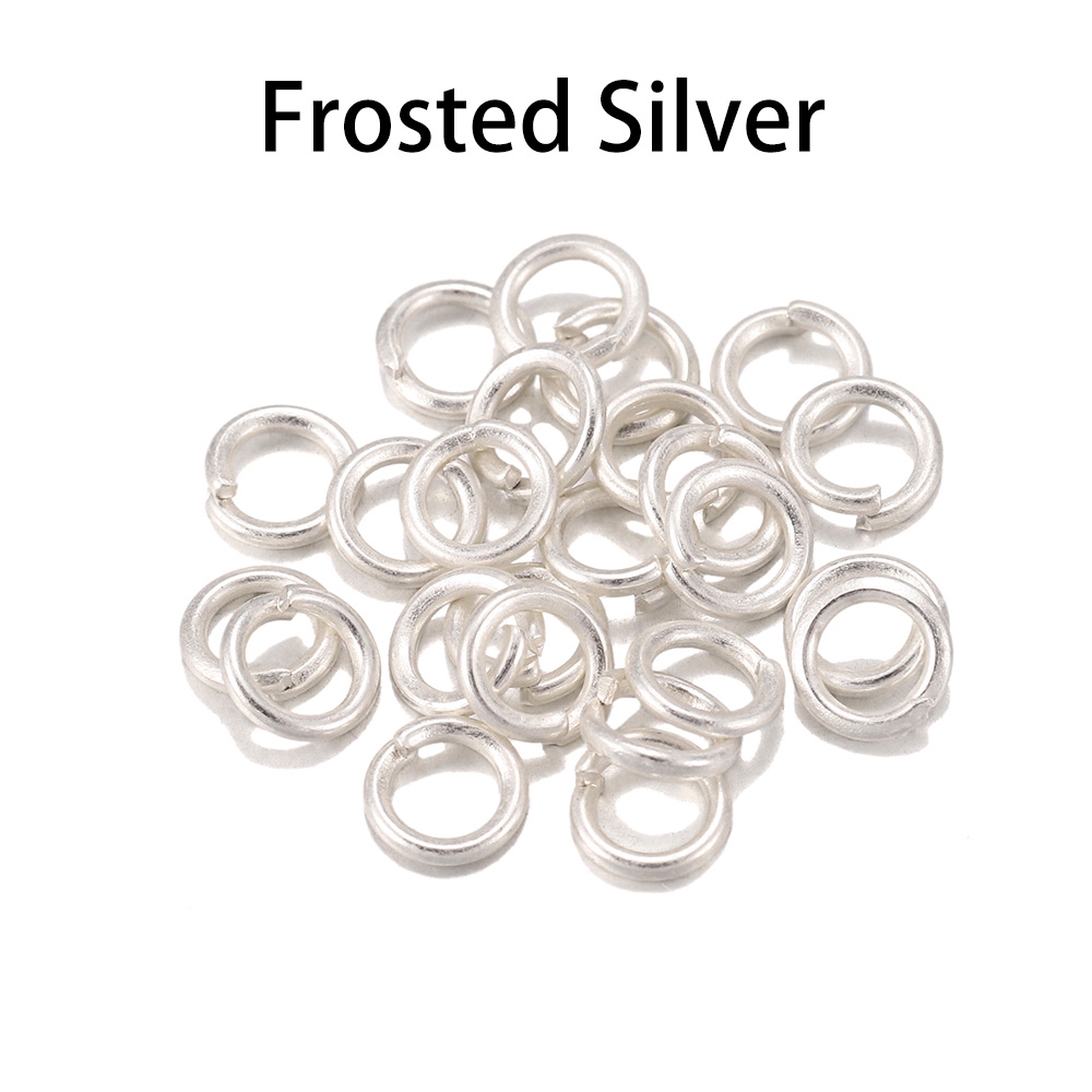 200pcs/pack 3 4 5 6 7 8 10 12 14 16 18 20 mm OPen Jump Rings Silver/Gold/Bronze Split Rings Connectors For Diy Jewelry