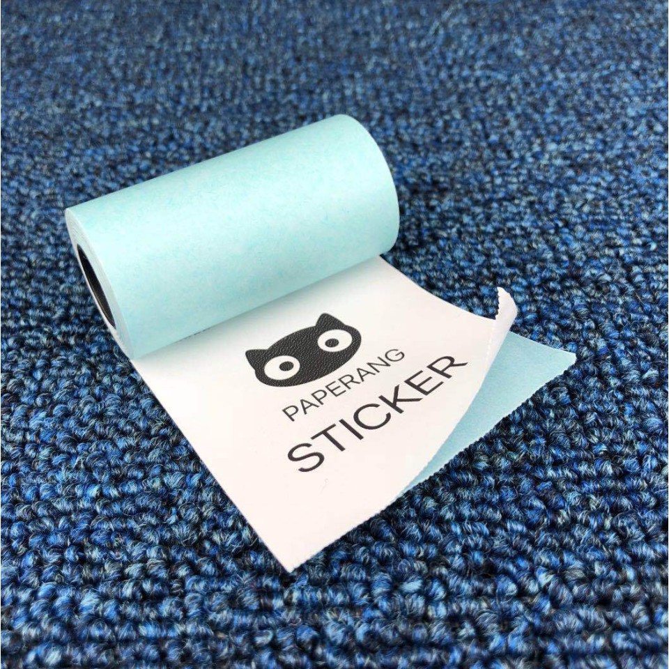 STICKER KERTAS THERMAL BISA LEM LANGSUNG Sticker Paper Roll 57*30mm(2.17*1.18in) PAPERANG PERIPAGE