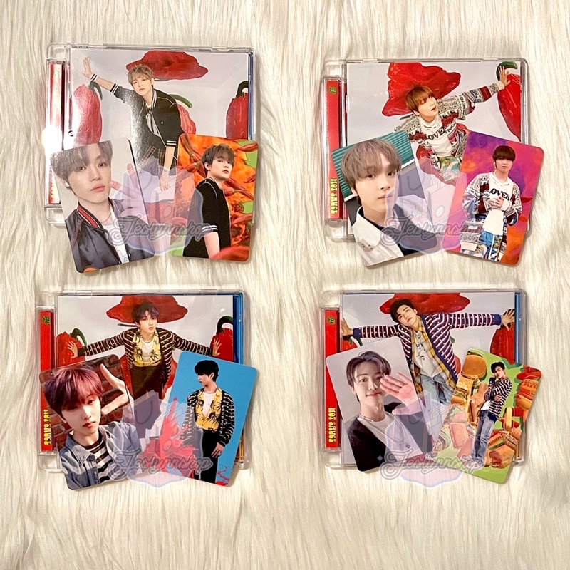 NCT DREAM 1ST FULL ALBUM HOT SAUCE JEWEL CASE UNSEALED MEMBER SET MARK JAEMIN HAECHAN JISUNG CHENLE 