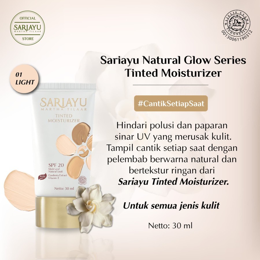 SARIAYU Gold Tinted Moisturizer 30mL