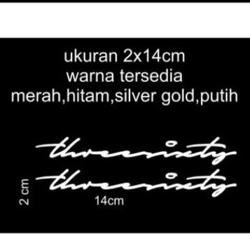 CUTTING STICKER FRAME SEPEDA THREESIXTY 3 SIXTY 3SIXTY SIGNATURE