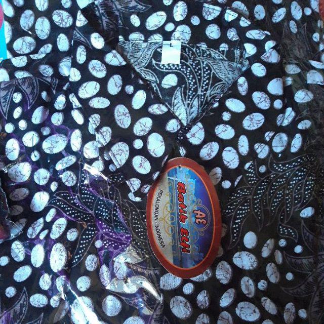 Bswart Batik Hrb026 Kenongo Hem Pendek Padi Pekalongan M L Xl Batik Pria Murah Modern Grosir