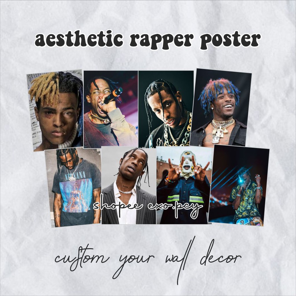 PAKET RAPPER WALL POSTER TUMBLR A5 ISI 8 LEMBAR, poster dinding, poster ...