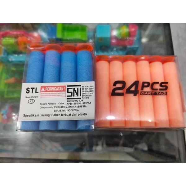 MU 1  PELURU NERF SUCTION DART PELURU FOAM PISTOL MAINAN NERF