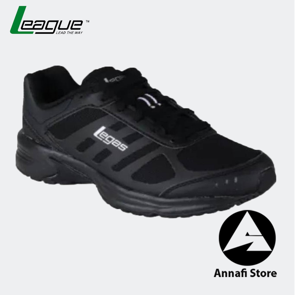JUAL SEPATU RUNNING LEGAS ATOM 102405-010 - BLACK