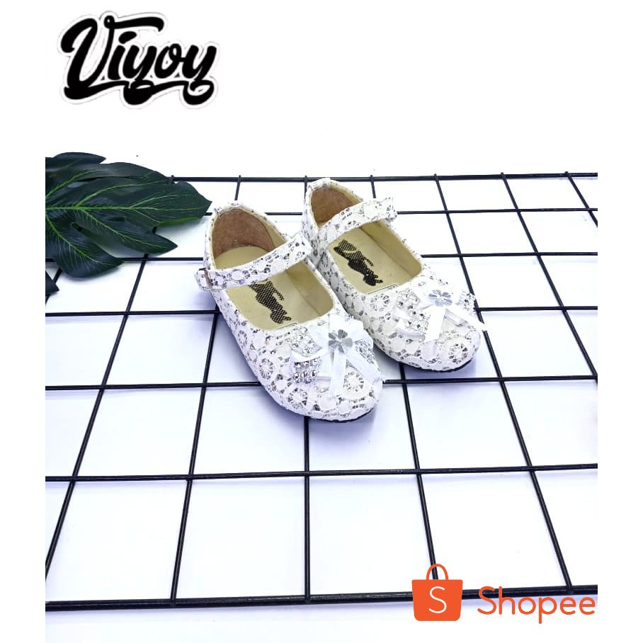 Viyoy_Galery Sepatu Anak Balet Bruket Pita Flatshoes Anak Perempuan Lucu 22-35 Terbaru