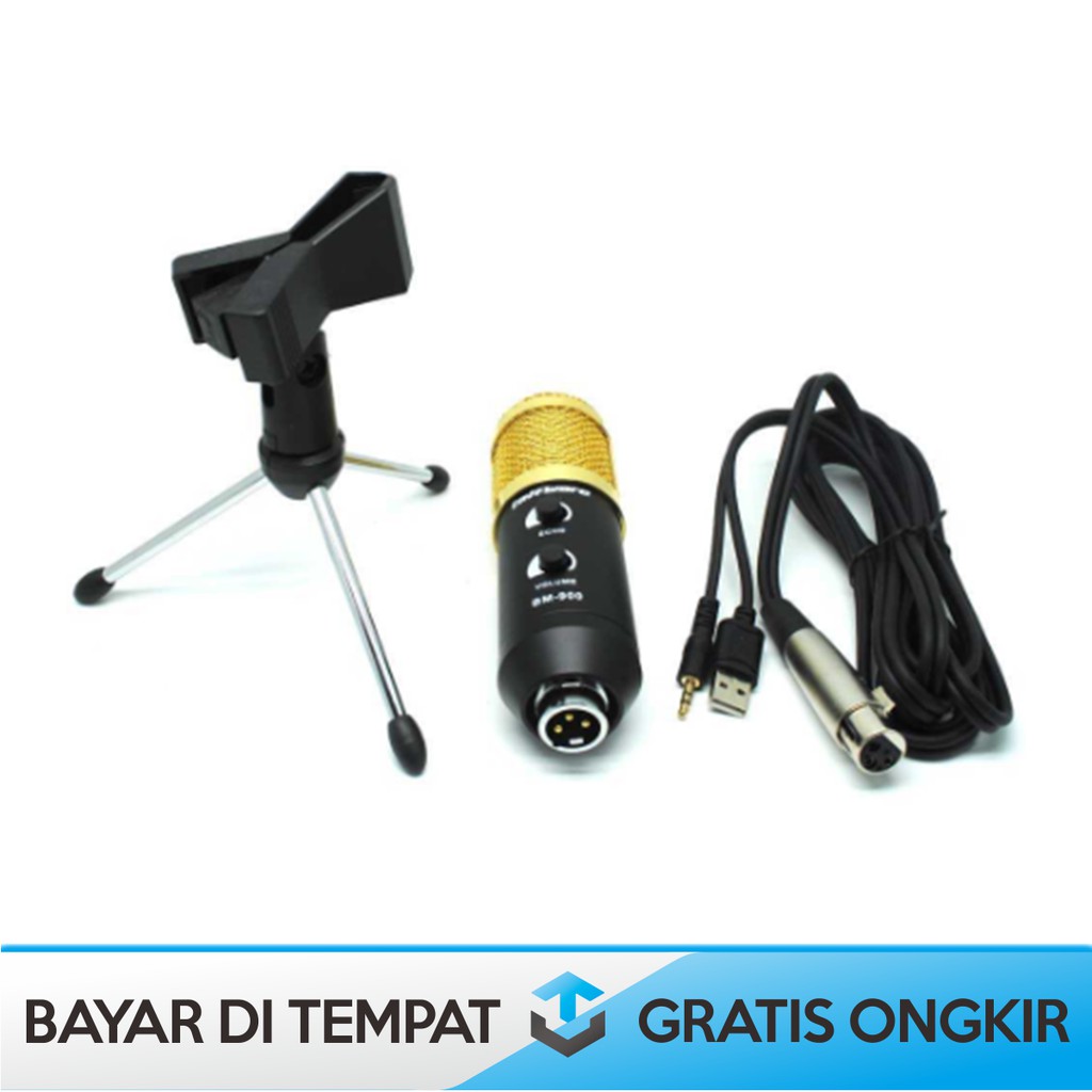 PAKET MIKROFON REKAMAN CONDENSER BM 800 UNTUK YOUTUBER - PAKET MICROPHONE BM 800 FULL SET RECODER