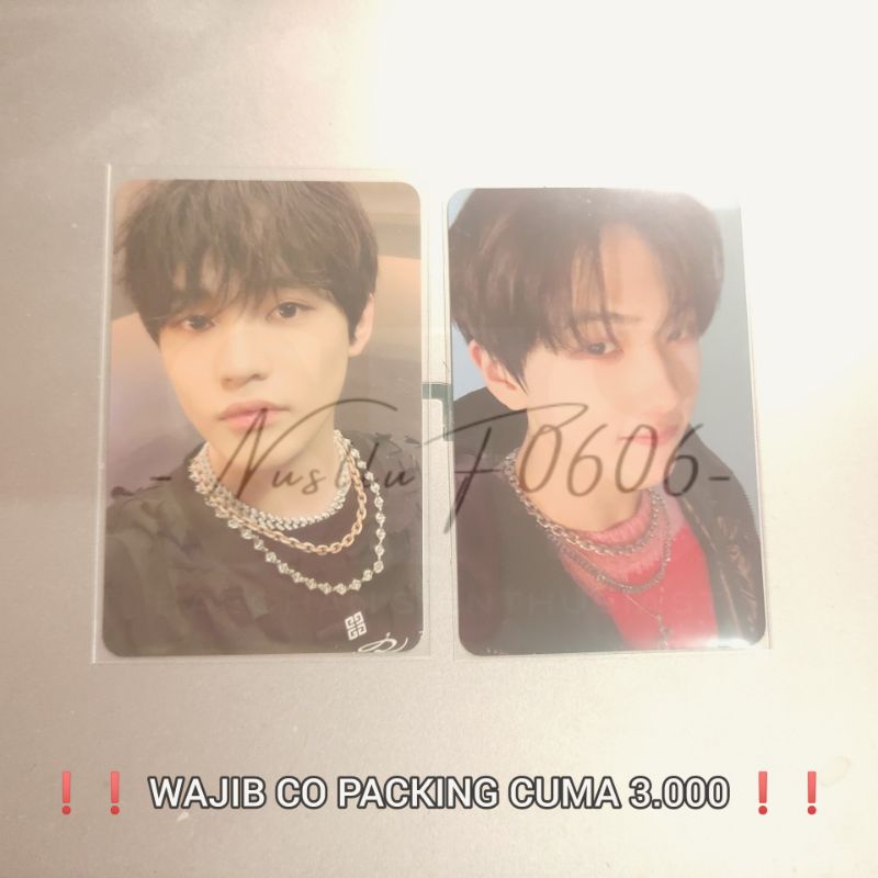 [READY] NCT CHENLE JISUNG Luggage Dreaming Selca NCT DREAM Official PC Photocard