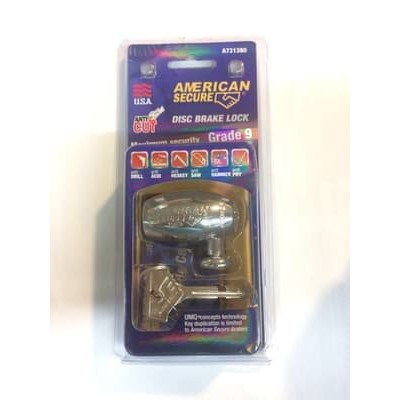 Gembok Cakram Motor Gembok Disc Brake Gembok Motor AMERICAN SECURE