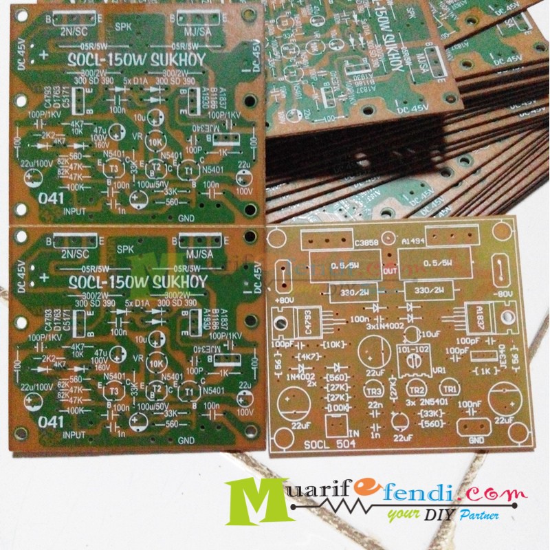 Jual PCB Power Amplifier Cloning SOCL504 SOCL 504 TEF SUKHOY Shopee Indonesia