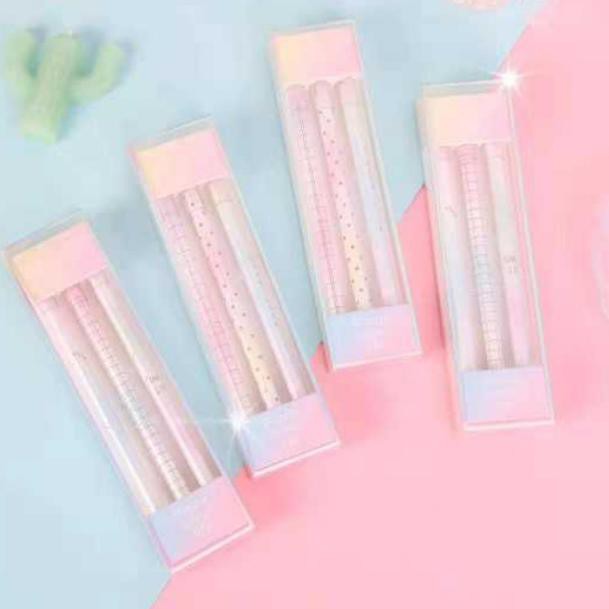 

Pen Gel Set 3Pcs Cute Motif Tinta Warna Hitam 1219-827