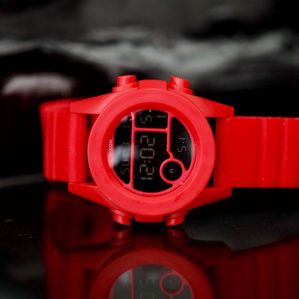 Jam Tangan Pria Wanita Nixon Digital Tali Karet