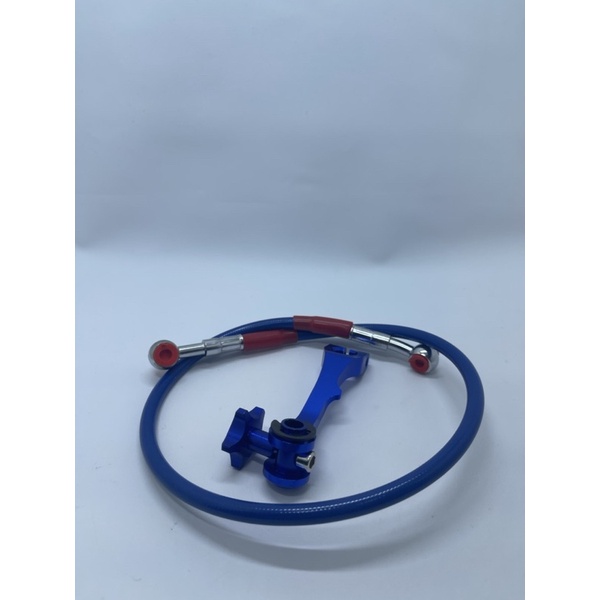 Selang Rem Belakang 65cm + Paha Rem Universal Motor Bebek Gold Blue