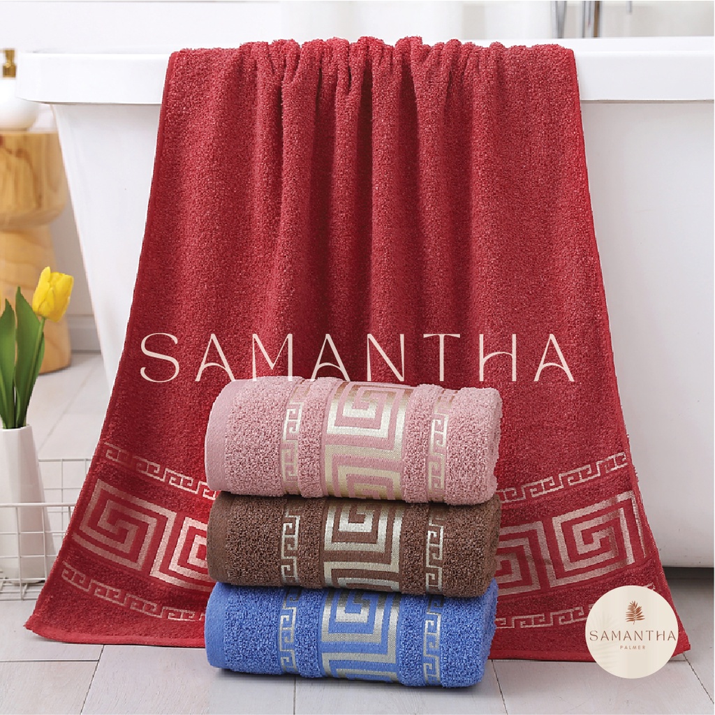 handuk mandi dewasa katun 400g 70x135 katun tulip gold daya serap tinggi