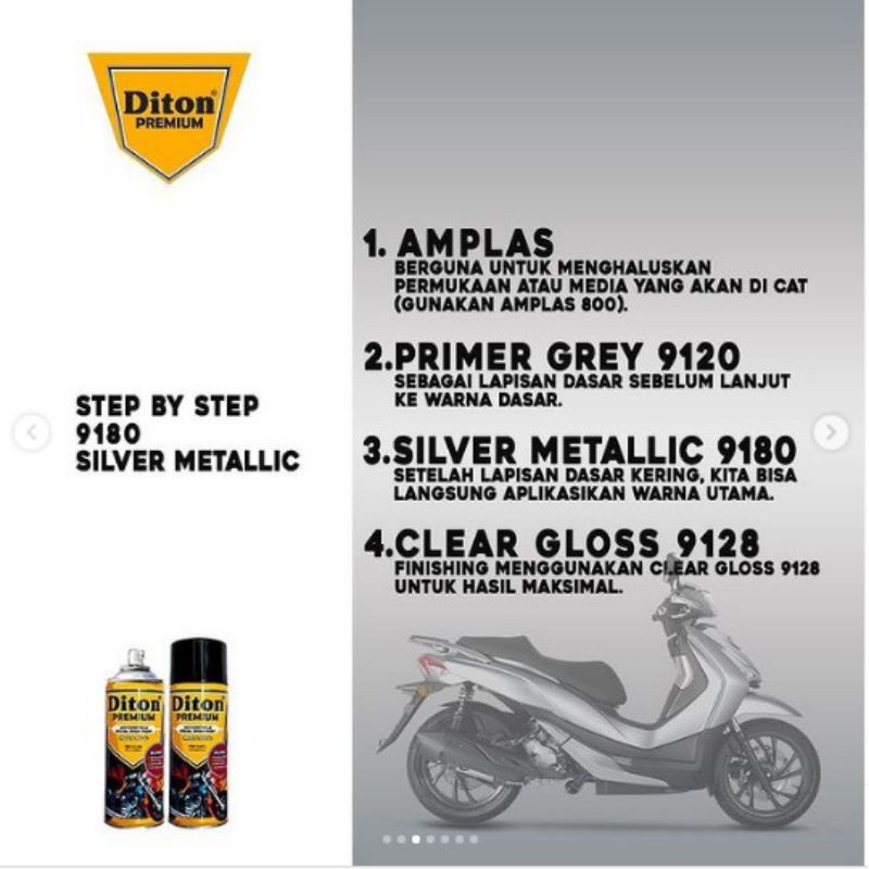 

Diton Premium Silver Metallic 9180