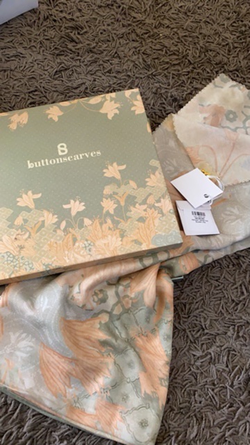 buttonscarves maharani lime