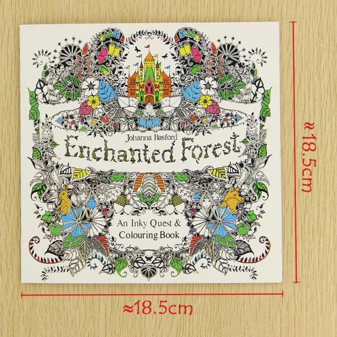 

English Edition Coloring Book - Enchanted Forest (24Pages)