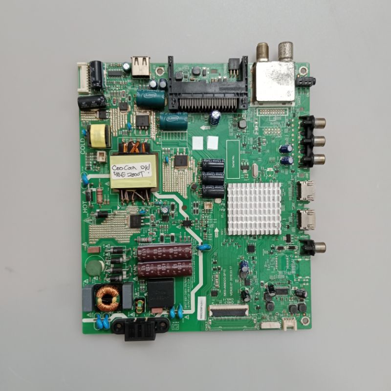 mainboard tv Coocaa 40E2000T mb modul mesin tv led Coocaa