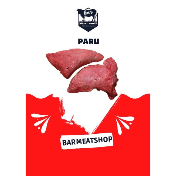 

Paru sapi mentah 1000gr