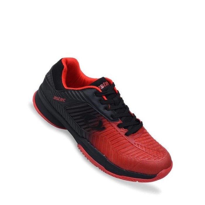 Sepatu Badminton Pria Astec Belfast Red Black