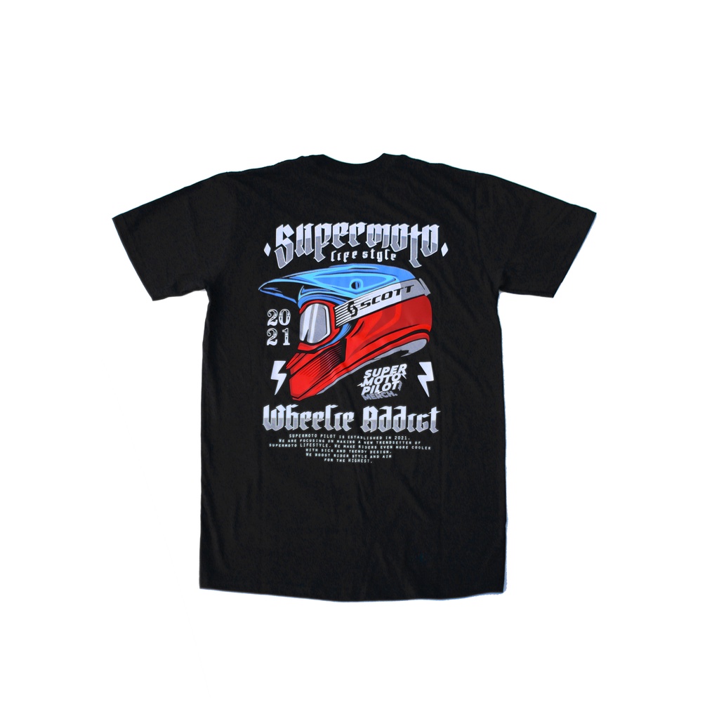 TSHIRT SUPERMOTO HELMET by Supermoto Pilot