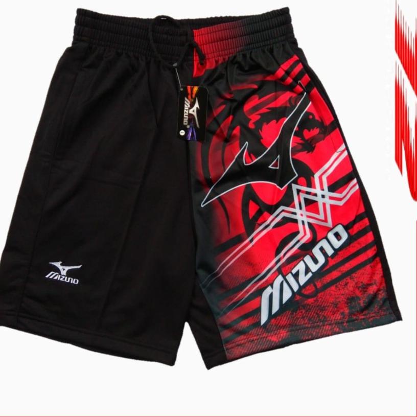 (MURAH BANGET) Paket 4pcs Kolor Pria Dewasa Mizuno Murah Tebal Celana Pendek Olahraga Distro Sport S