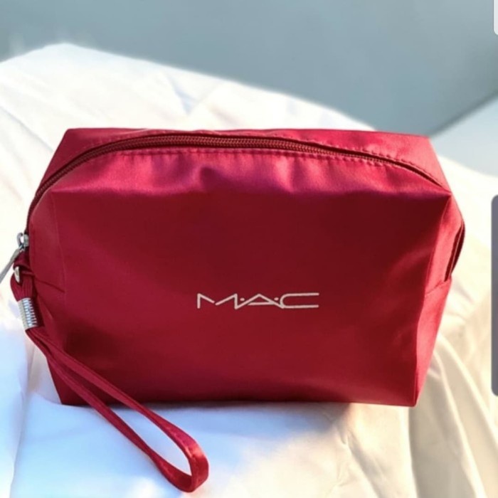 ༺ COD AKTIF ༻ Pouch Kosmetik Mac - Emas/Gold