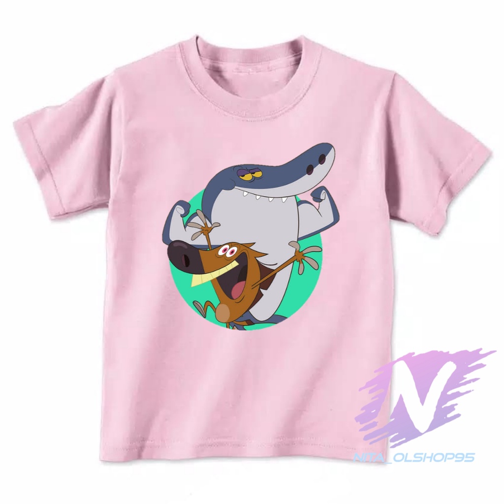 kaos zig dan serko baju anak kartun zig sharko