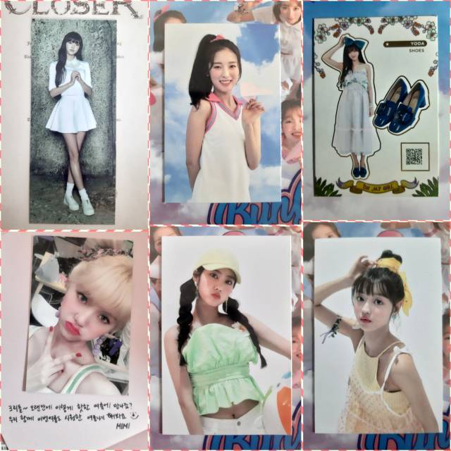 OH MY GIRL Photocard PC Closer Coloring Book Bungee album Arin Yooa Jiho Mimi ( RARE )