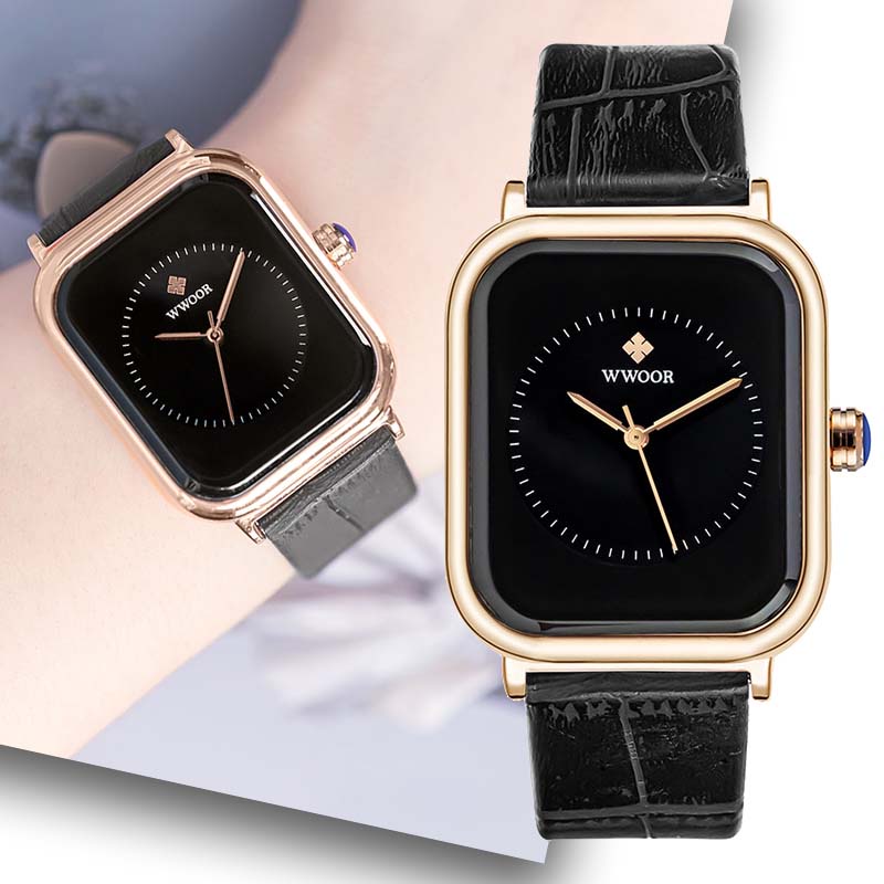 Jam Tangan Cewek Wanita Millenial Terbaru Water resistant Fashion Gaya Formal Kasual Pesta WWOOR ORI