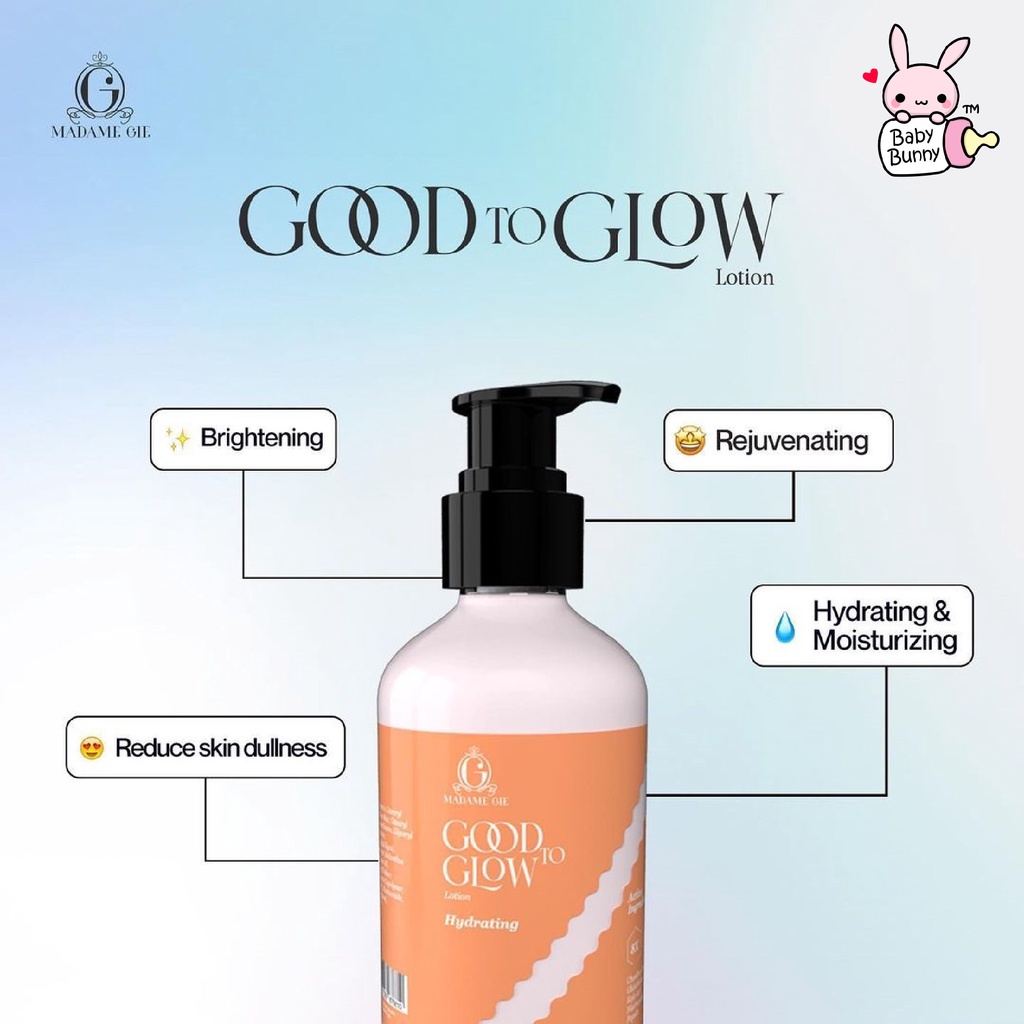 ❤ BELIA ❤ Madame Gie Good To Glow Shower Scrub | Body Wash | Lotion