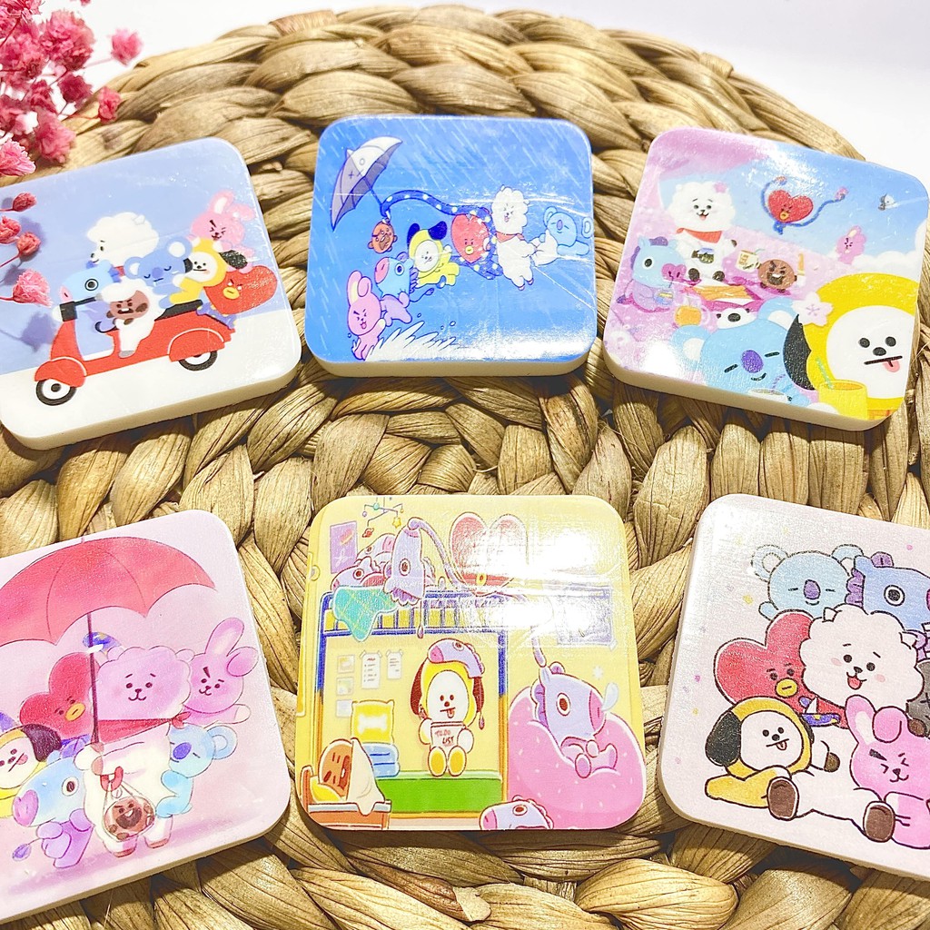

[DTU]Penghapus BT21 Kotak Penghapus Pensil Bts