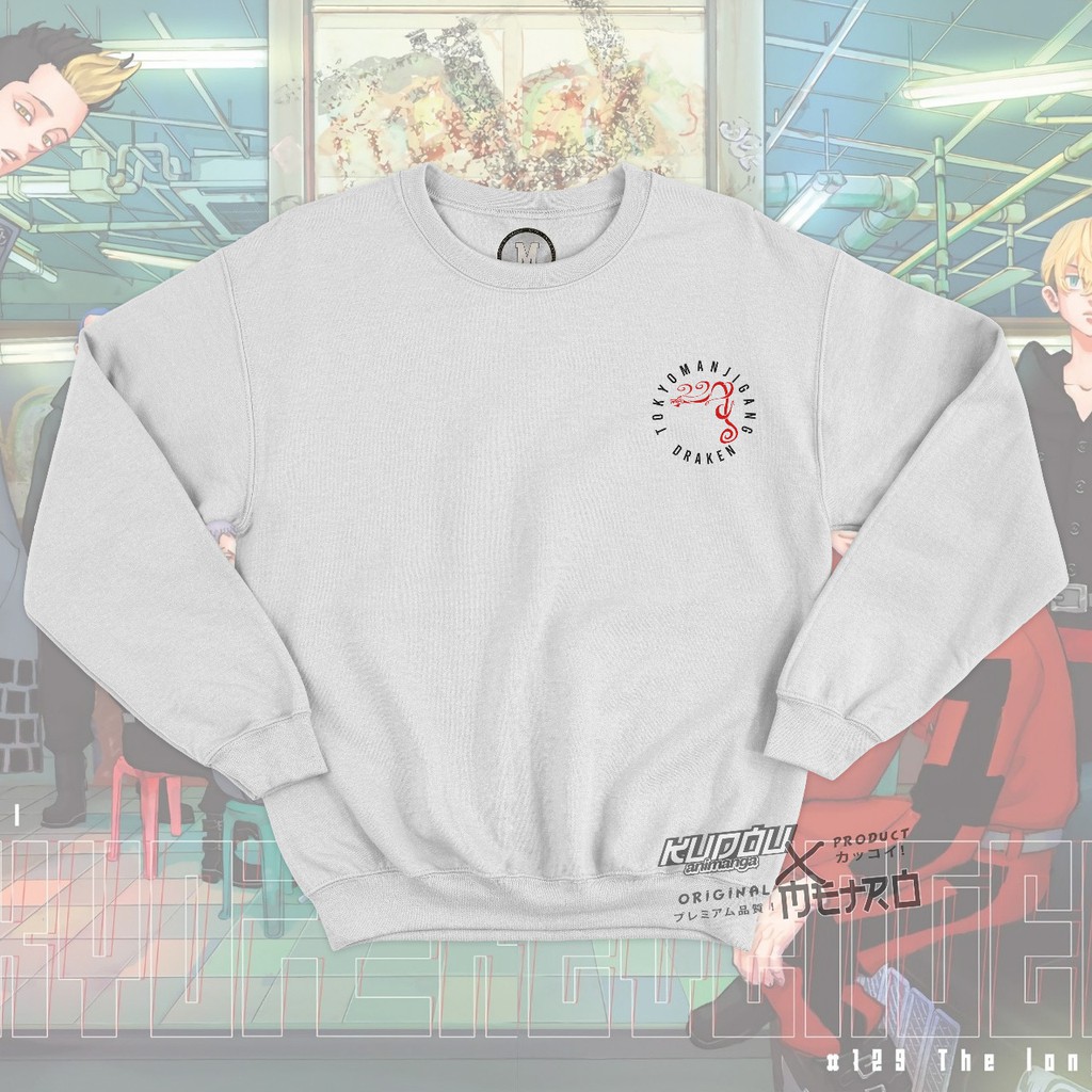 Crewneck Draken Tokyo Manji Anime Manga Tokyo Revengers Premium