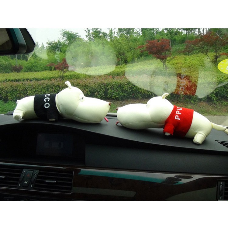 Boneka Anjing Doggy Arang Bambu Charcoal Penghilang Bau Mobil