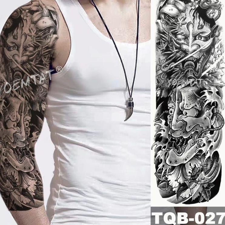 Good Quality tatto temporary yakuza full tangan tahan lama anti air