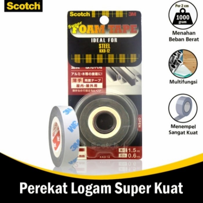 

Murah 3M Scotch Kkd 12/Double Tape 3M Super Kuat Lengket Terlaris