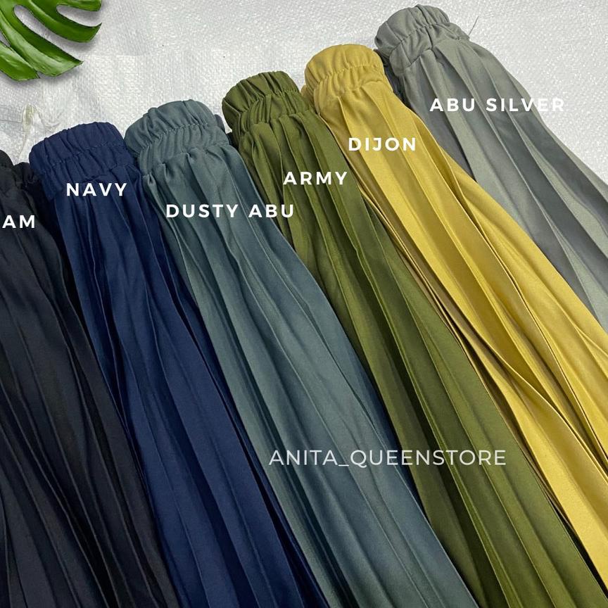 ☀ rok plisket pendek wanita 7/8 /rok payung wanita rok anak abg payung ➻