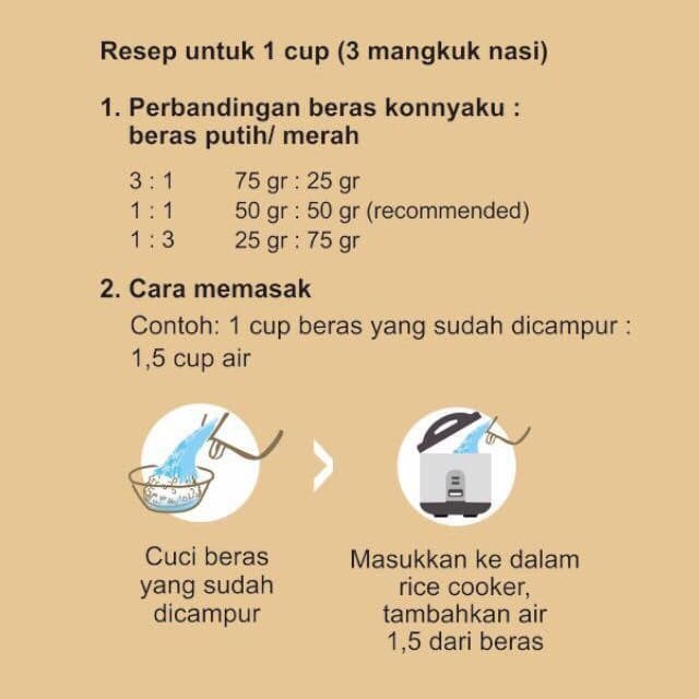 

Kkeanashop Beras Konnyaku Rendah Kalori Kemasan 5 Kg