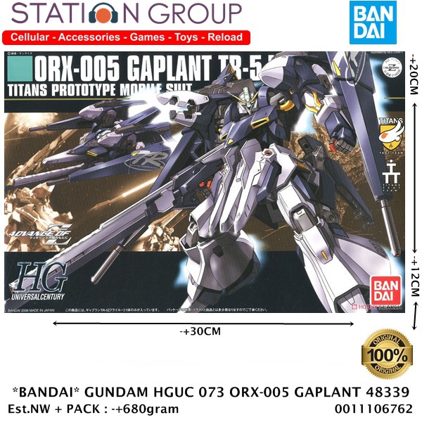 BANDAI 48339 GUNDAM HGUC 073 ORX-005 GAPLANT TR-5 (HRIROO) - GUNPLA MODEL KIT