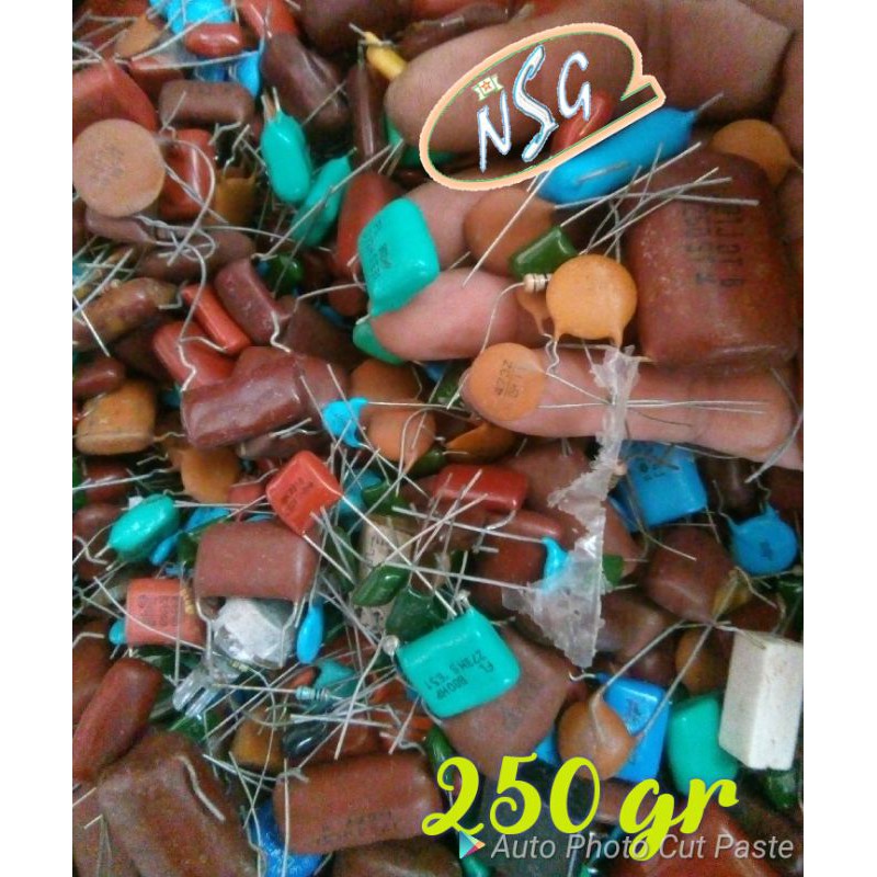 Capacitor campur/kapasitor milar 250gr