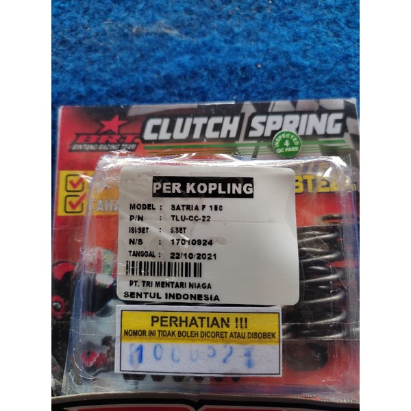 PER KOPLING SATRIA FU BRT BERKUALITAS