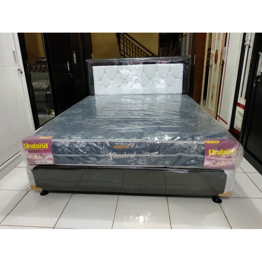 Set Kasur Spring Bed Uniland + Divan Sandaran