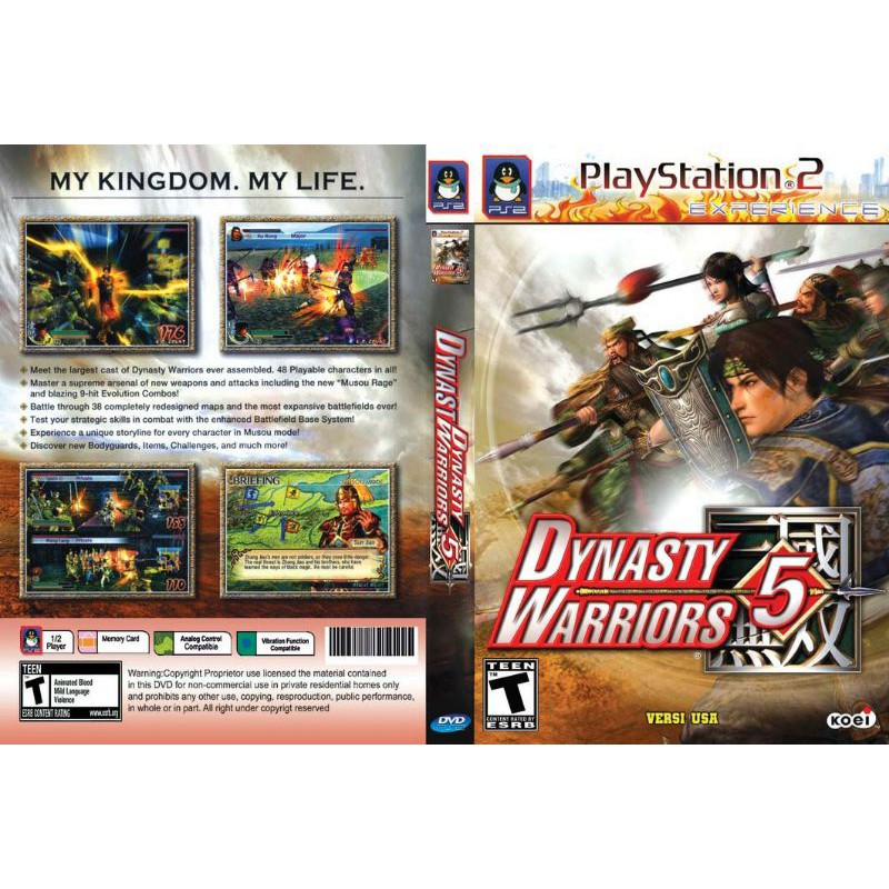 Kaset PS Two Dinasty Warior5