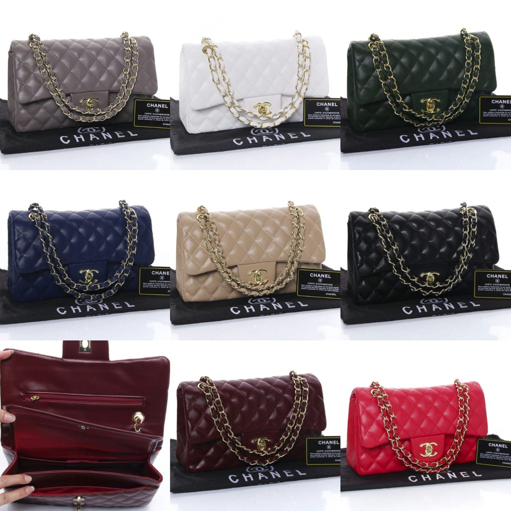 Supplier Tas CH Flap Classic Lambskin Medium Seprem 1112