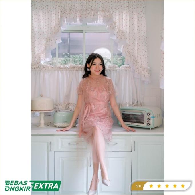 Asli Dress Dress Nomi Dress Miss Kondangan Wanita Dress - Pesta Party Dp6989
