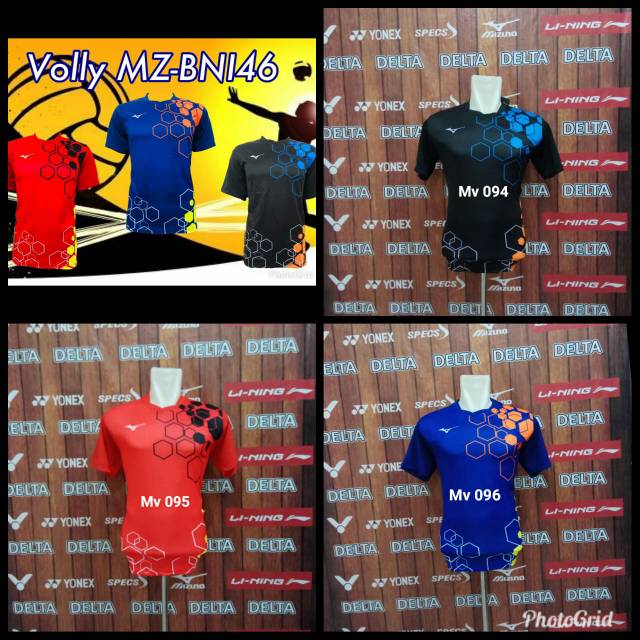 Kaos Olahraga Voli Baju Volly Mizuno BNI 46 Lokal Kaos Olahraga Baju Voli Murah